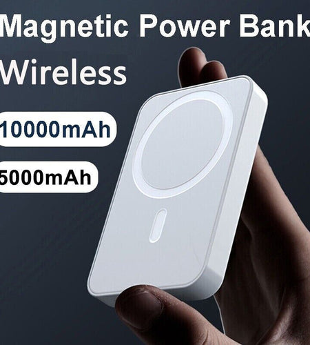 10000Mah Power Bank Magnetic Battery Pack Wireless Charger