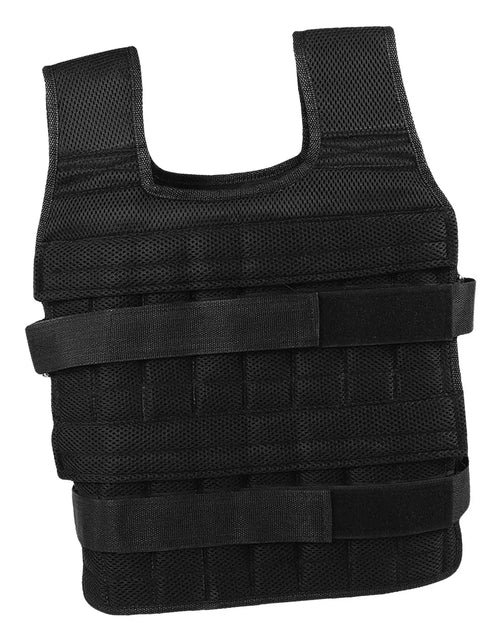 Load image into Gallery viewer, 110lbs weight vest with 32 Pocket Adjustable Weight Strength Training Weight

