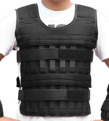 110lbs weight vest with 32 Pocket Adjustable Weight Strength Training Weight
