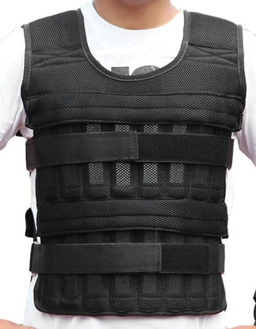 Load image into Gallery viewer, 110lbs weight vest with 32 Pocket Adjustable Weight Strength Training Weight
