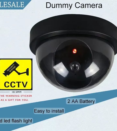 SecureView™ Dome Dummy Camera – Look Protected, Stay Deterrent, Spend Less